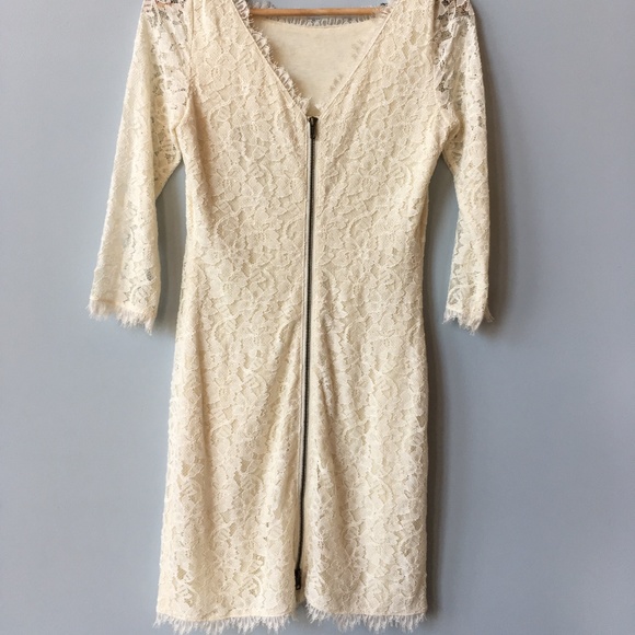 Diane Von Furstenberg Zarita Lace Dress (Sz. 6) - Picture 3 of 4